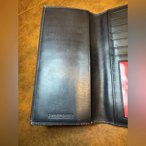 EUC Dooney & Bourke Multicolor Rainbow Pattern Leather Wallet - Picture 8 of 15